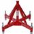 790042448  Pipe Jack Quattro Heavy Duty Stand (Base Only with Level Pads)